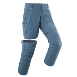 Quechua Modular Hiking Trousers - MH500 KID Grey/blue - Children 2 -Outdoor Sports Store k00de5747db2831da06c1c494c30dba2a