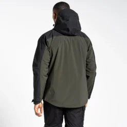 Craghoppers Mens Expert Active Waterproof Jacket (Dark Cedar/Black) -Outdoor Sports Store k015ca15445f684fee37c1d1ab933d402