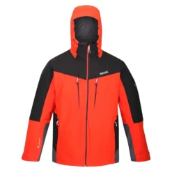 Regatta Mens Highton II Waterproof Insulated Jacket (Cajun Orange/Black)