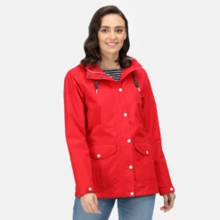Regatta Womens/Ladies Phoebe Waterproof Jacket (True Red) -Outdoor Sports Store k097edd033829981d024fe262a56f12a5