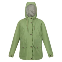 Regatta Womens/Ladies Nahla Waterproof Jacket (Green Fields)