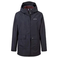Craghoppers Womens/Ladies Denise Waterproof Jacket (Dark Navy/Deep Garnet)