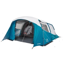 Quechua 5 Man Blackout Tent With Poles - Arpenaz 5.2 F&B