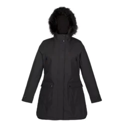Regatta Womens/Ladies Sabinka Faux Fur Trim Parka (Slate Blue) -Outdoor Sports Store k2dd40a56c593758eafedd910ad124cba