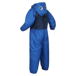 Regatta Childrens/Kids Mudplay III Hooded Rainsuit (Nautical Blue) -Outdoor Sports Store k3580bdc845a2bc12180d96e8dd2cf4e8