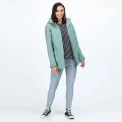 Regatta Womens/Ladies Bergonia II Hooded Waterproof Jacket (Molten Red) 9 Regatta Womens/Ladies Bergonia II Hooded Waterproof Jacket (Molten Red) -Outdoor Sports Store k366585c6b0d7e365d8a9abc8b3ba2288