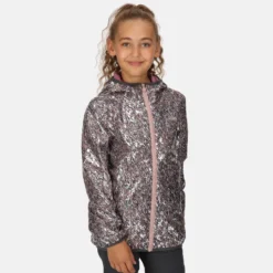 Regatta Kids' Printed Lever Packaway Waterproof Jacket -Outdoor Sports Store k393c016d3cbe3e8f6d93dd58336f7b3f