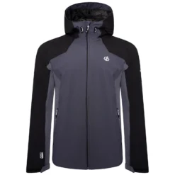 Dare 2b Womens/Ladies Waterproof Jacket (Black/Dark Storm Grey)