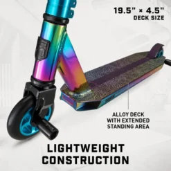 Mongoose Rise 100 Pro LTD Freestyle Scooter Oil Slick -Outdoor Sports Store k514c45c6e0174354ecb6703c1ec0278b