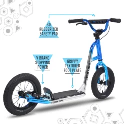 SULLIVAN 12" Wheel Freestyle Terra Firma Scooter, Electro Pink -Outdoor Sports Store k57fa0ffa3fce7219c278f94ab3de857d