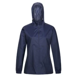 Regatta Womens/Ladies Packaway Waterproof Jacket (Black) -Outdoor Sports Store k5821008fb2623728e284161a5a7f5e95