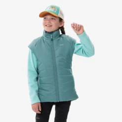 Quechua KIDS’ PADDED HIKING GILET - HYBRID AGED 7-15 -Outdoor Sports Store k5cee02eb06f7f03e625fb4198245d595