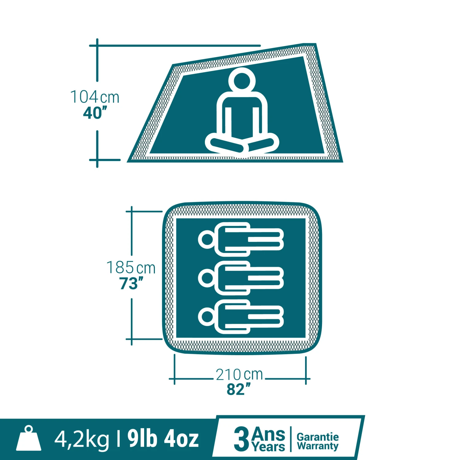 3 Man Pop-Up Blackout Tent Quechua 3 Man Pop-Up Blackout Tent -Outdoor Sports Store k607f6bb1f2e1540c12300dff1152f692