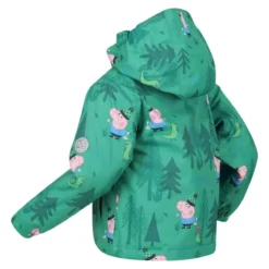 Regatta Childrens/Kids Muddy Puddle Dinosaur Peppa Pig Waterproof Jacket (Jellybean -Outdoor Sports Store k63e724eec2abbb515150c6baf32d1a59
