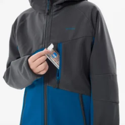 Quechua Kids’ Softshell Hiking Jacket - MH550 Black -Outdoor Sports Store k643bebeffde39a8174304bdd1f2dd3b4