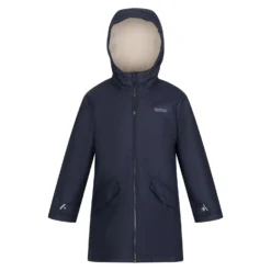 Regatta Childrens/Kids Brynlee Plain Waterproof Jacket (Navy)