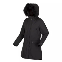 Regatta Womens/Ladies Sabinka Faux Fur Trim Parka (Slate Blue) -Outdoor Sports Store k67bb162f32a719842562611fdda39853