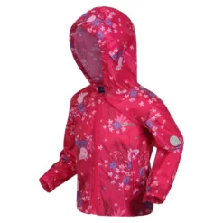 Regatta Childrens/Kids Peppa Pig Packaway Waterproof Jacket (Fusion Pink) -Outdoor Sports Store k6a48692eb1e985b852c3e385123a8712