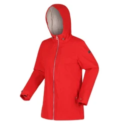 Regatta Womens/Ladies Bergonia II Hooded Waterproof Jacket (Molten Red) 3 Regatta Womens/Ladies Bergonia II Hooded Waterproof Jacket (Molten Red) -Outdoor Sports Store k6e4cb290c6b581a4da223b7c3fff85a6
