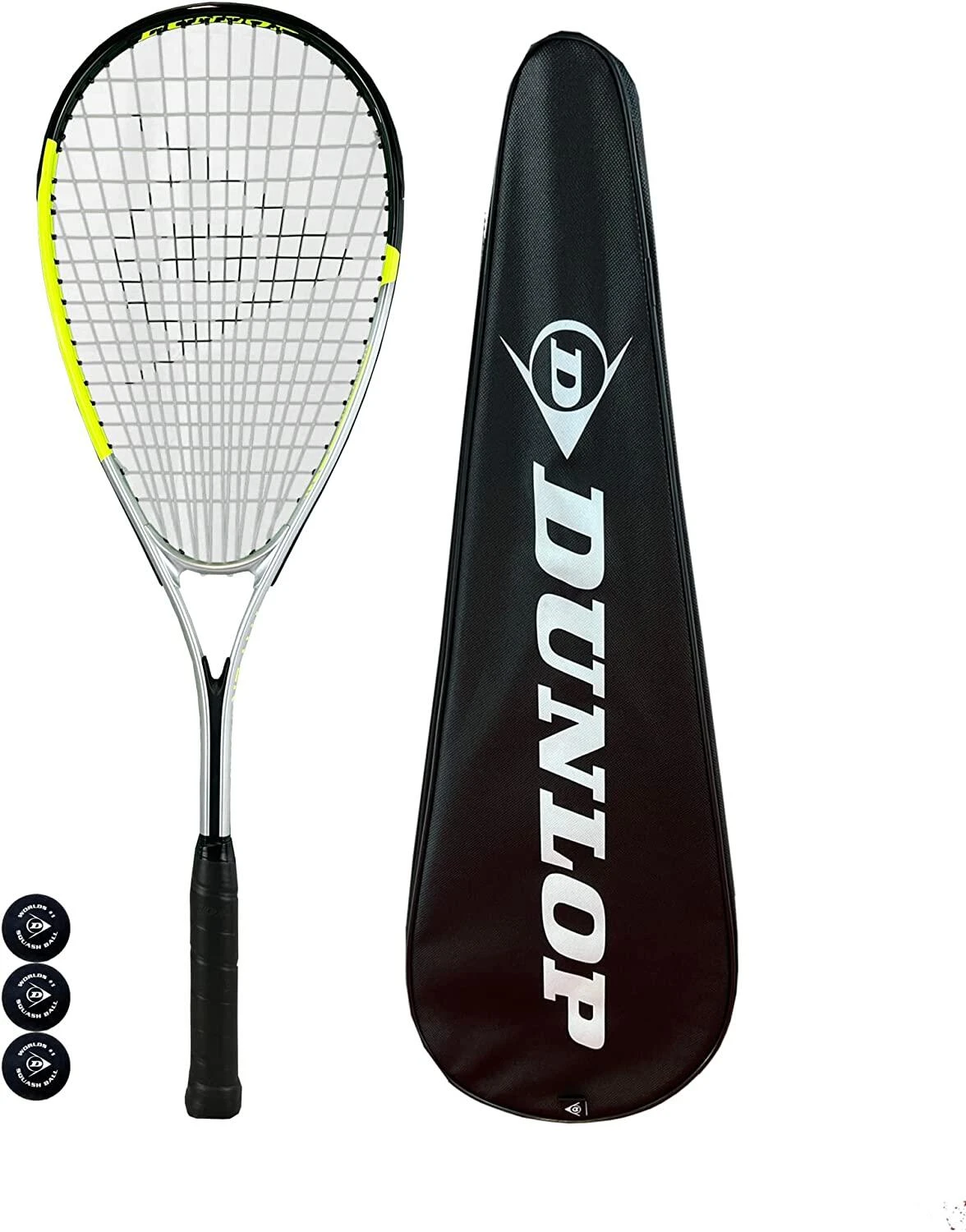 Dunlop Hyper Lite Pro Squash Racket, inc Squash Balls & Full Protective Cover Dunlop Hyper Lite Pro Squash Racket, Inc Squash Balls & Full Protective Cover -Outdoor Sports Store k71d12e9c133718bff640aff9d028379a