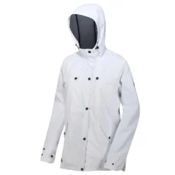 Regatta Womens/Ladies Bertille Waterproof Jacket (White)