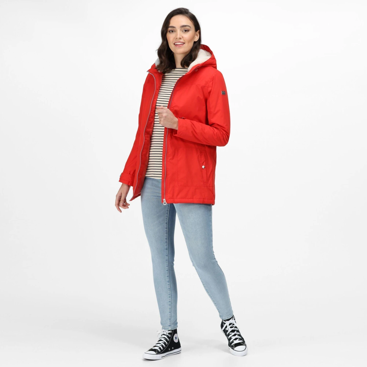Womens/Ladies Bergonia II Hooded Waterproof Jacket (Molten Red) Regatta Womens/Ladies Bergonia II Hooded Waterproof Jacket (Molten Red) -Outdoor Sports Store k7a13838010b57dc78893c8c769f1f53e