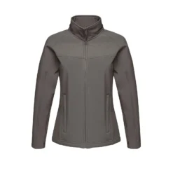 Regatta Ladies Uproar Softshell Wind Resistant Jacket (All Black) -Outdoor Sports Store k7b0c1d8e329a543431536a15c4961d80