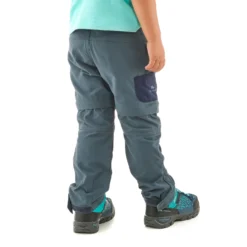 Quechua Modular Hiking Trousers - MH500 KID Grey/blue - Children 2 -Outdoor Sports Store k867eab317f3d2a8560b5fd708e819132