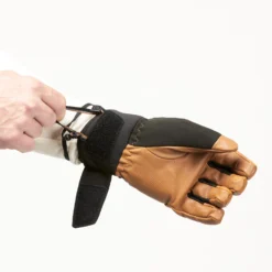 Adult Mountain Trekking Waterproof Leather Gloves MT900 Brown -Outdoor Sports Store k86ce0a1d8ddefa3c4de6bbf9b683a260