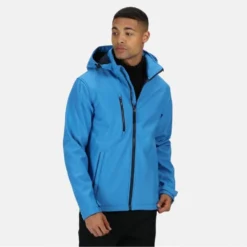 Regatta Mens Venturer Three Layer Soft Shell Jacket (Black) -Outdoor Sports Store k903a8b0e1052629409530247c314f676