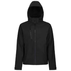 Regatta Mens Venturer Three Layer Soft Shell Jacket (Black)