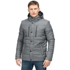 Regatta Mens Aleksander Marl Insulated Parka (Rhino)