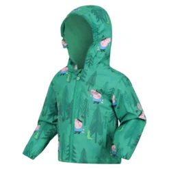 Regatta Childrens/Kids Muddy Puddle Dinosaur Peppa Pig Waterproof Jacket (Jellybean -Outdoor Sports Store k976a40f5d28fd212bc85a63ee5fbfb52