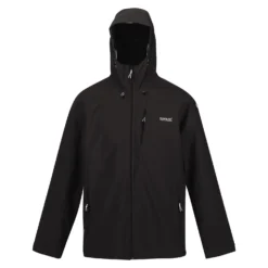 Regatta Mens Waterproof Jacket (Black)