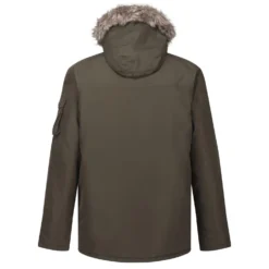 Regatta Mens Salinger II Faux Fur Insulated Parka (Black) -Outdoor Sports Store kb691b862b17f98508af5ff7b3892febc