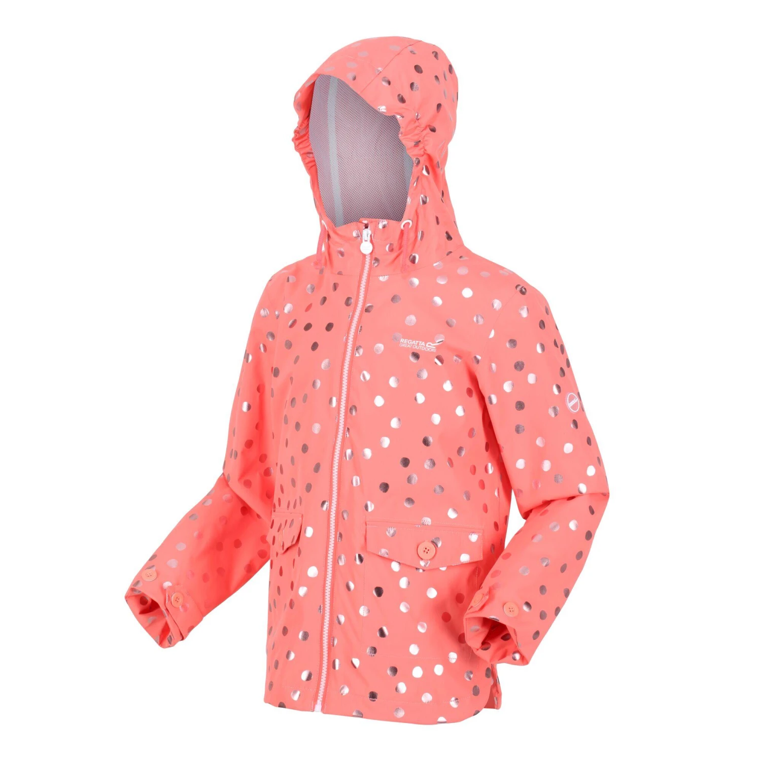 Childrens/Kids Belladonna Waterproof Jacket (Fusion Coral) Regatta Childrens/Kids Belladonna Waterproof Jacket (Fusion Coral) -Outdoor Sports Store kbbf68b28b973eff7e8972c690fcfd326