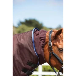 Weatherbeeta Comfitec Medium Ultra Cozi Detachaneck Turnout Rug (Charcoal/Blue/White) -Outdoor Sports Store kbd62686a00ea45e2de2e46540b3e24f5