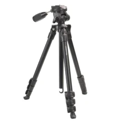 Adjustable Tripod For Spotting Scope / Camera Aluminium Black