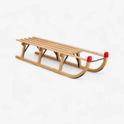 No Brand Traditional Wooden Sledge Davos 120 Cm