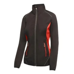 Regatta Activewear Womens/Ladies Sochi Softshell Jacket (Black/Classic Red)