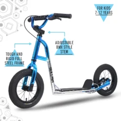 SULLIVAN 12" Wheel Freestyle Terra Firma Scooter, Electro Pink -Outdoor Sports Store kda3c52cb5a35652e109f511ddb4d2d1a