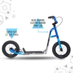 SULLIVAN 12" Wheel Freestyle Terra Firma Scooter, Electro Pink -Outdoor Sports Store kdfb3151b25081374fe04b2b3cd170996