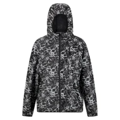 Regatta Womens/Ladies Serenton Ink Blot Waterproof Jacket (Monochrome)