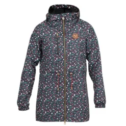 Womens/Ladies Aubrion Hackney Waterproof Jacket (Green/Burgundy)