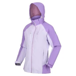 Regatta Womens/Ladies Calderdale IV Waterproof Jacket (Pastel Lilac/Light Amethys) -Outdoor Sports Store ke8dcb39b16cf6abae5ab8b4c981f6177