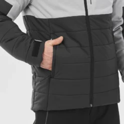 WEDZE Men's Mid-Length Warm Ski Jacket 100 4 WEDZE Men's Mid-Length Warm Ski Jacket 100 -Outdoor Sports Store ke91023722accf120420e7fba53b82ae4