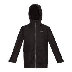 Regatta Childrens/Kids Salman Insulated Waterproof Jacket (Black)