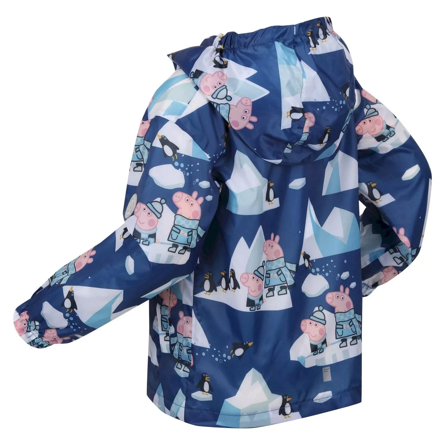 Childrens/Kids Penguin Peppa Pig Packaway Waterproof Jacket (Space Blue/Arctic Regatta Childrens/Kids Penguin Peppa Pig Packaway Waterproof Jacket (Space Blue/Arctic -Outdoor Sports Store keb36407ae8d705944febeefd1a84a341