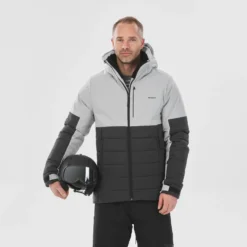 WEDZE Men's Mid-Length Warm Ski Jacket 100 8 WEDZE Men's Mid-Length Warm Ski Jacket 100 -Outdoor Sports Store keb9fbf1a90df63203da3d1eb06d83797