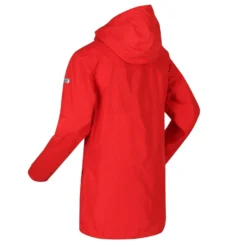 Regatta Womens/Ladies Bergonia II Hooded Waterproof Jacket (Molten Red) 2 Regatta Womens/Ladies Bergonia II Hooded Waterproof Jacket (Molten Red) -Outdoor Sports Store ked1b325d3bd4e01df566e7e40eebf801